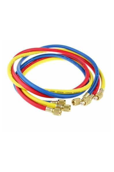 Vadastore Gaz Şarj Hortumu R 410a 180cm Gaz Doldurma Hortumu 3 Adet - ürün görseli 1