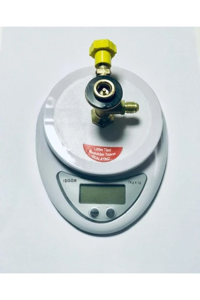 Artiko R600a r290a r134a 5 kg sogutucu Gaz Terazili Tüp Destek Ünitesi ürün görseli 1