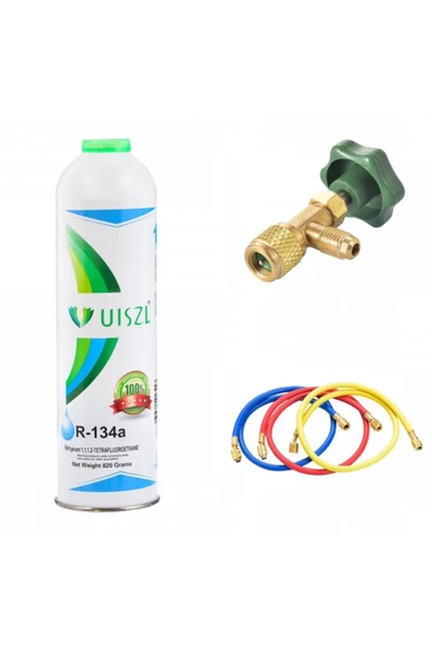 Universal Soğutucu R134a Gaz Verme Seti Gaz - Vana - Hortum ürün görseli 1