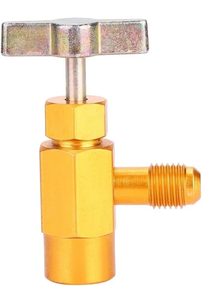 Ermiya 1/2 acme 1/4 sae AC R-134a R-134 1/2" AC Soğutucu Musluk Vanası Musluk Aracı ürün görseli 1