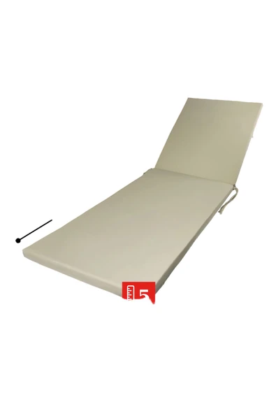 Ermiya 2 Ad Tuzla Adası Süngersiz Şezlong Minderi Kılıfı 180-55-5 Cm Fermuarlı Yıkanabilir Silinebilir ürün görseli 1