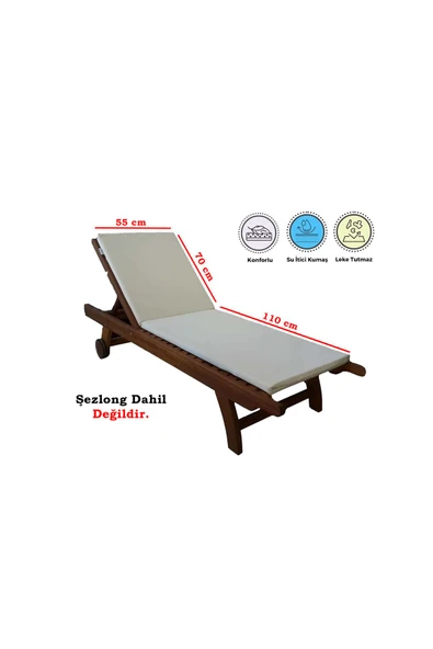 ALDA Spor Tekstil İmperteks Şezlong Minderi 55x180x5 cm. ürün görseli 1
