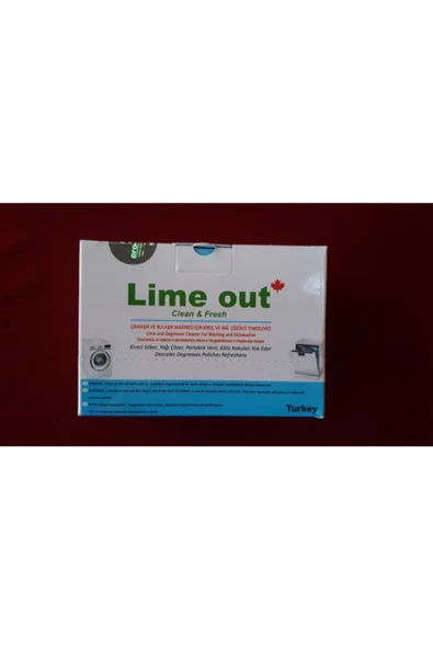 LİME OUT Çamaşır Ve Bulaşık Makinesi Temizleyici ( 10 Adet ) ürün görseli 1