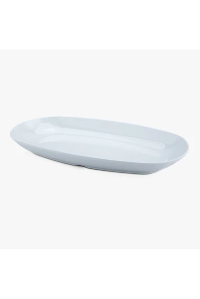 Ermiya 6 Adet Termostar Beyaz Melamin Kayık Tabak 14*17*25*29*32 Cm Ebat Ölçü Seçiniz ürün görseli 1