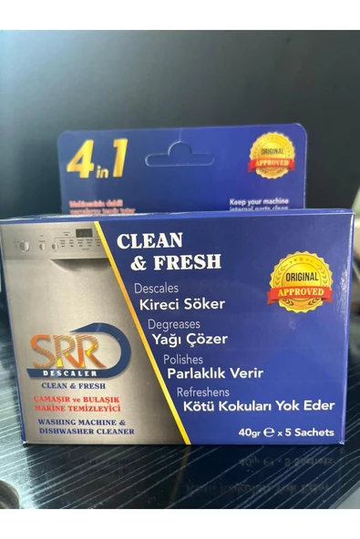SRR Çamaşır Ve Bulaşık Makinesi Temizleyici 15 Adet ürün görseli 1
