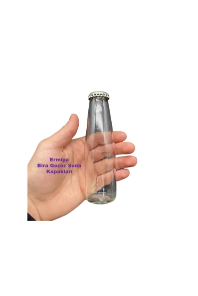 Ermiya 100 Adet Crown Cap Gazoz Bira Soda Konserve Meyve Suyu Yapmak Için Metal Kapak Açaçak Bedava ürün görseli 1