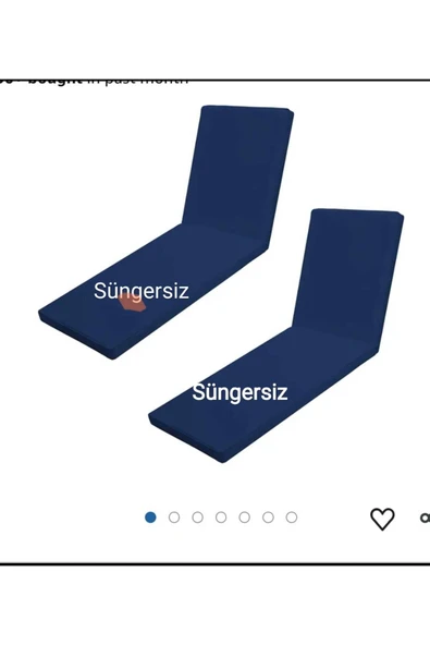 Ermiya 2 Ad Çerkez Beyi Süngersiz Şezlong Minderi Kılıfı Fermuarlı Su Geçirmez Yıkanır Silinir 180*55*5 ürün görseli 1