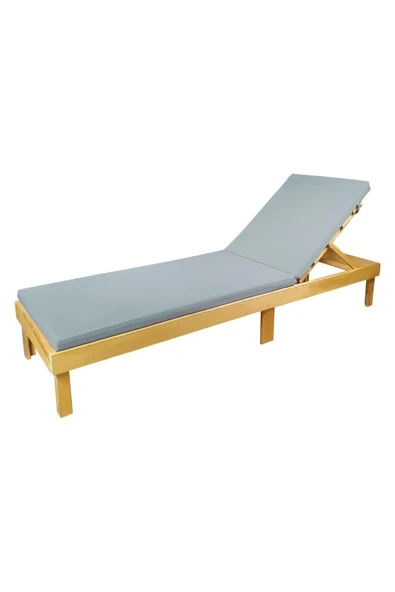 Ermiya 180*55*5 CM TAŞINIR KATLANIR ŞEZLONG MİNDERİ KAMP MİNDERİ SU İTİCİ KUMAŞ FERMUARLI 5 CM(GRİ) ürün görseli 1