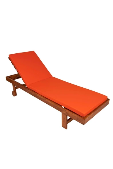 Ermiya (SÜNGERSİZ) Ak Dağı Fermuarlı Şezlong Minderi Kılıfı 180*55*5 Cm Yıkanır Silinir Fermuarlı ürün görseli 1