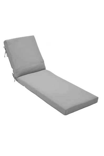 RevuBaby Şezlong Minderi Katlanır Şezlong Minder Pratik Yıkanabilir Sıvı Gecirmez Gri 70x180cmx5cm ürün görseli 1