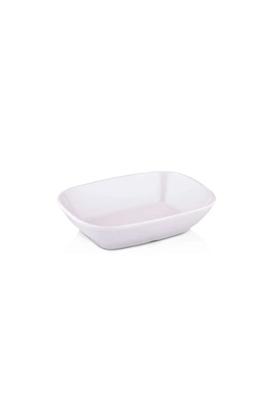 Ermiya 12 Ad Kayık Sosluk Kahvaltı Tabağı Beyaz Melamin 17 cm Meze Çerezlik Lokanta Tabldot Serpme ürün görseli 1