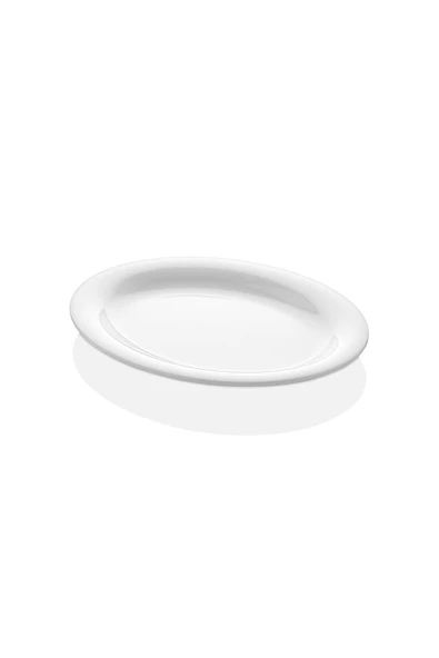 Ermiya 32 Cm 8 Adet Beyaz Melamin Oval Salata Kayık Tabak ürün görseli 1