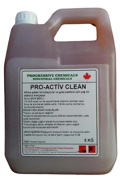 Pro Active Cleanner Klima Temizleme Kimyasalı 5 lt ürün görseli 1