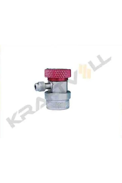 ÖLMEZ OTO YEDEK PARÇA GAZ BASMA VANASI (HP QUICK COUPLER) YUKSEK BASINC R134a M1/4 SAE BAGLANTILI ürün görseli 1