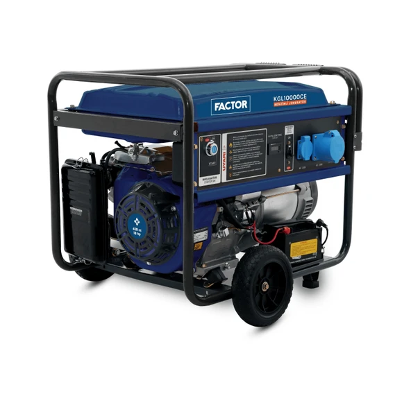 Factor KGL10000CE 9,4 kVA Benzinli Jeneratör 220v ürün görseli 1