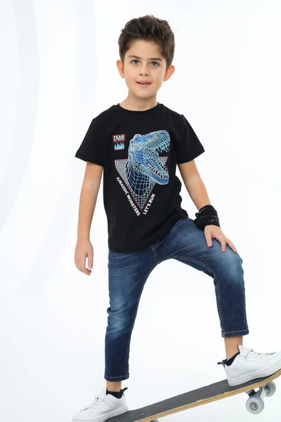 Toontoy Erkek Çocuk Baskılı Tişört - Resim 12