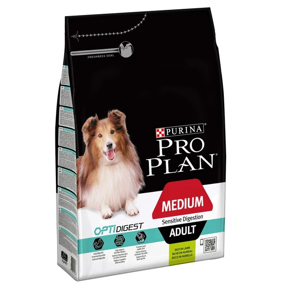 Pro Plan Medium Adult Kuzu Etli Yetişkin Köpek Maması 3 Kg ürün görseli 1
