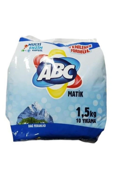 ABC Dağ Esintisi Toz Çamaşır Deterjanı 1.5 kg ürün görseli 1