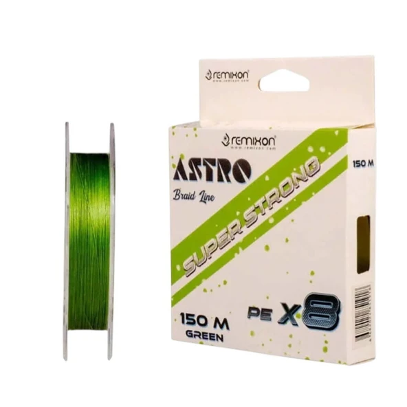 Remixon Astro 8x 0.10mm 150m Yeşil İp Misina ürün görseli 1