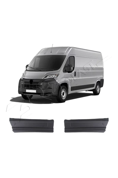 BRSPLAST  Peugeot Boxer Uyumlu 2006 Ve Üzeri Abs Kapı Eşiği 2 Parça Paslanmaz Çelik ürün görseli 1