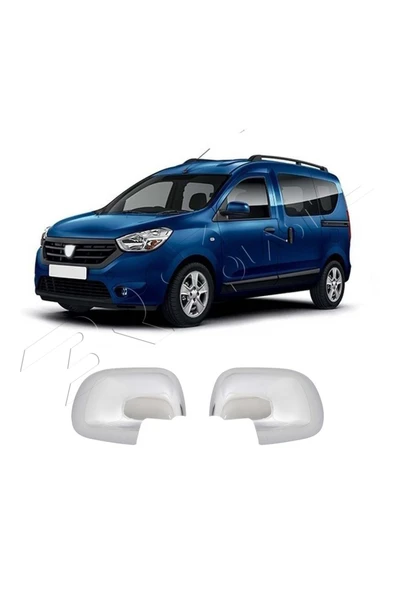 BRSPLAST  Dacia Dokker Uyumlu 2012 ve Üzeri Ayna Kapağı 2 Parça Abs Krom Kaplama ürün görseli 1