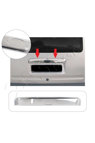 BRSPLAST  Ford Connect Uyumlu 2002-2009 Krom Bagaj Çıtası Paslanmaz Çelik ürün görseli 1