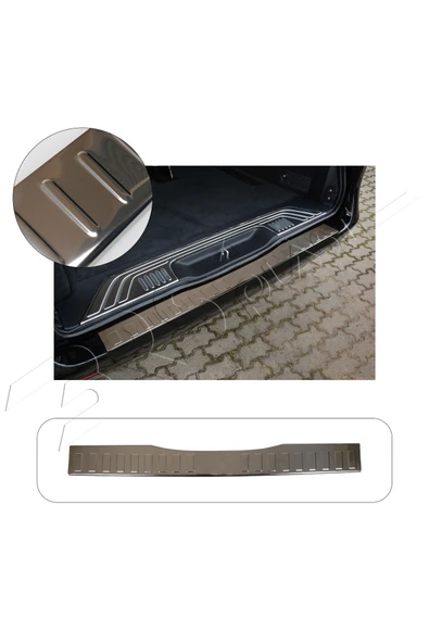 BRSPLAST  Mercedes Vito W447 Uyumlu 2014 Ve Üzeri Krom Arka Tampon Üstü Koruma Paslanmaz Çelik ürün görseli 1