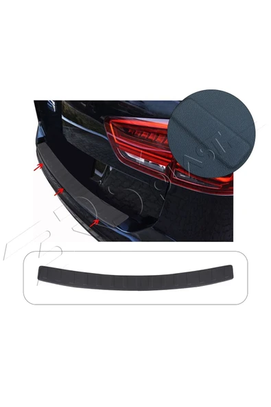 BRSPLAST  Seat Alhambra Uyumlu 2010 Ve Üzeri Abs Arka Tampon Üstü Koruma ürün görseli 1