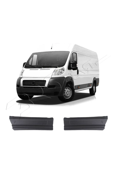 BRSPLAST  Fiat Ducato Uyumlu 2006 Ve Üzeri Abs Kapı Eşiği 2 Parça Paslanmaz Çelik ürün görseli 1