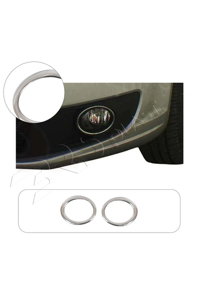 BRSPLAST  Volkswagen Caddy Uyumlu 2010 Ve Üzeri Krom Sis Çerçevesi 2 Parça Paslanmaz Çelik ürün görseli 1
