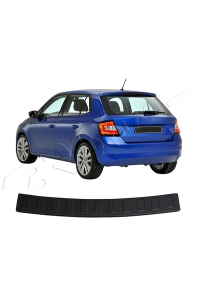 BRSPLAST  Skoda Fabia 3 HB Uyumlu 2014 Ve Üzeri Abs Arka Tampon Üstü Koruma ürün görseli 1