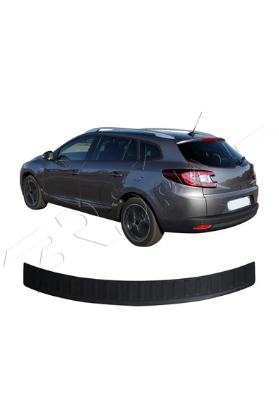 BRSPLAST  Renault Megane 3 SW Uyumlu 2008-2016 Abs Arka Tampon Üstü Koruma ürün görseli 1