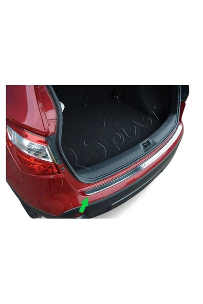 BRSPLAST  Nissan Qashqai Uyumlu 2007-2014 Krom Arka Tampon Üstü Koruma Paslanmaz Çelik ürün görseli 1