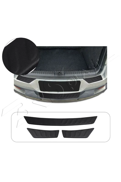 BRSPLAST  Volkswagen Tiguan 1 Uyumlu 2007-2014 ABS Arka Tampon Üstü Koruma ürün görseli 1