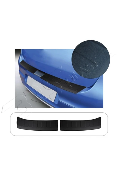 BRSPLAST  Renault Megane 4 HB Uyumlu 2016 Ve Üzeri Abs Arka Tampon Üstü Koruma 2 Parça ürün görseli 1