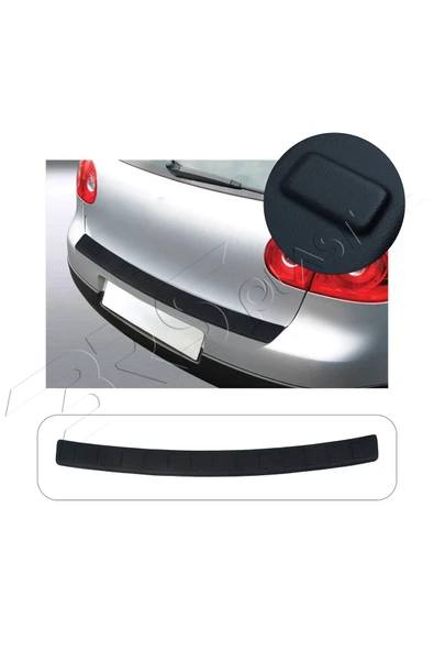 BRSPLAST  Volkswagen Golf 5 Limo Uyumlu 2003-2008 ABS Arka Tampon Üstü Koruma ürün görseli 1
