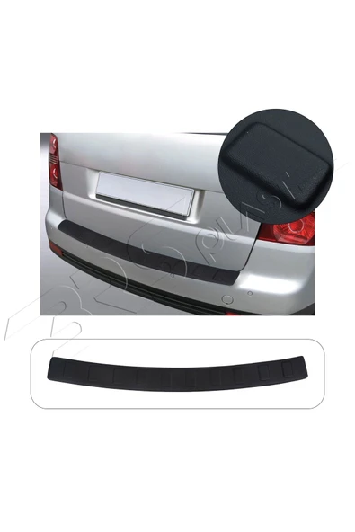 BRSPLAST  Volkswagen Touran 2 (1T3) Uyumlu 2010-2014 ABS Arka Tampon Üstü Koruma ürün görseli 1