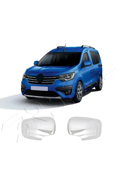 BRSPLAST  Renault Kangoo Uyumlu 2021 Ve Üzeri Ayna Kapağı 2 Parça Abs Krom Kaplama ürün görseli 1