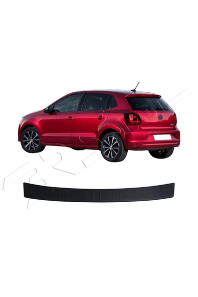 BRSPLAST  Volkswagen Polo VI HB Uyumlu 2015 Ve Üzeri ABS Arka Tampon Üstü Koruma ürün görseli 1