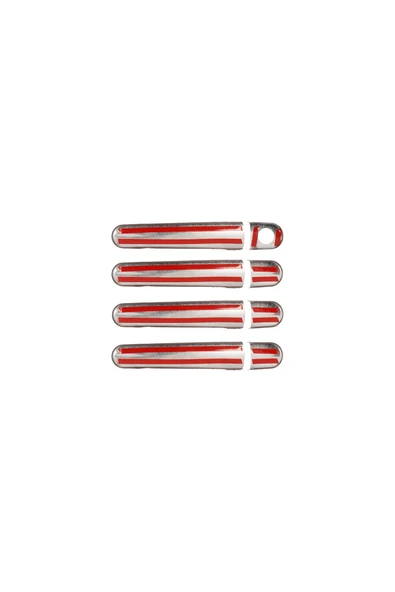 BRSPLAST  Seat Leon Uyumlu 1998-2012 Krom Kapı Kolu 4 Kapı Paslanmaz Çelik - Resim 4