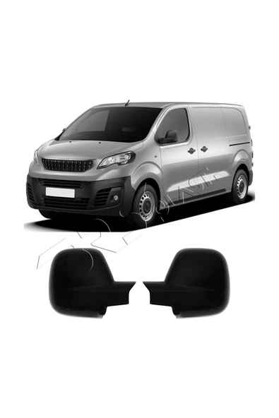 BRSPLAST  Peugeot Expert Uyumlu 2017 Ve Üzeri Ayna Kapağı 2 Parça Siyah Abs ürün görseli 1