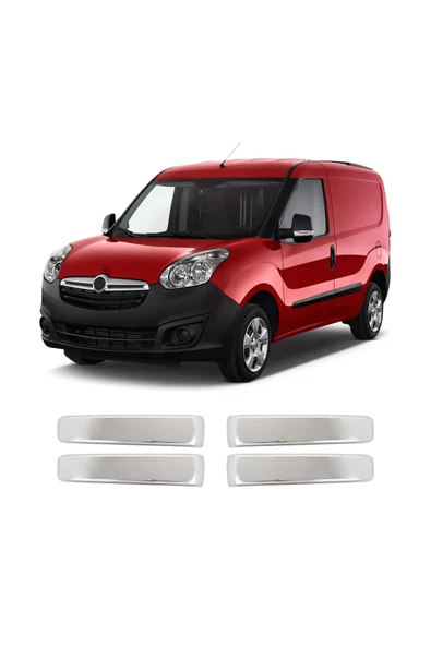 BRSPLAST  Opel Combo Uyumlu 2011-2017 Krom Kapı Kolu 4 Kapı Paslanmaz Çelik ürün görseli 1