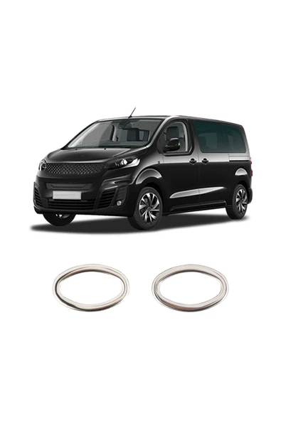 BRSPLAST  Fiat Ulysse Uyumlu 2022 Ve Üzeri Krom Sinyal Çerçevesi 2 Parça Paslanmaz Çelik ürün görseli 1