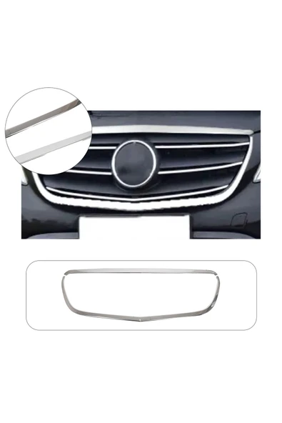 BRSPLAST  Mercedes Vito W447 Uyumlu Krom Ön Panjur Çerçevesi 2 Parça Paslanmaz Çelik ürün görseli 1