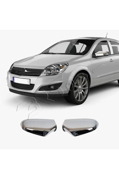 BRSPLAST  Opel Astra HB Uyumlu 2004-2013 Ayna Kapağı 2 Parça Abs Krom Kaplama ürün görseli 1