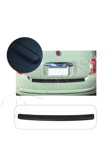 BRSPLAST  Fiat 500 C Uyumlu 2007-2015 Abs Arka Tampon Üstü Koruma ürün görseli 1