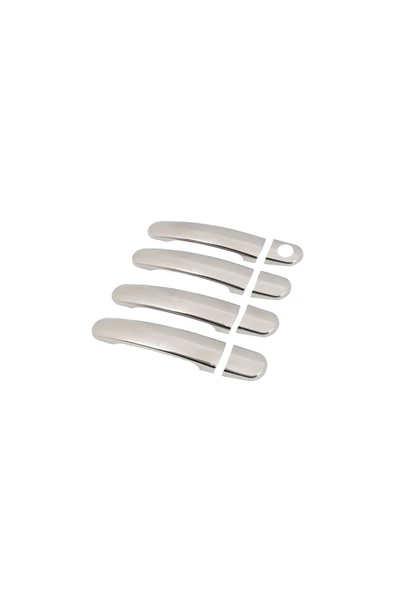 BRSPLAST  Seat Leon 2 Uyumlu 2005-2012 Krom Kapı Kolu 4 Kapı Paslanmaz Çelik - Resim 3
