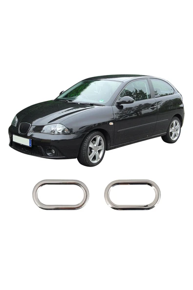BRSPLAST  Seat İbiza 3 Uyumlu 2000-2009 Krom Sinyal Çerçevesi 2 Parça Paslanmaz Çelik ürün görseli 1