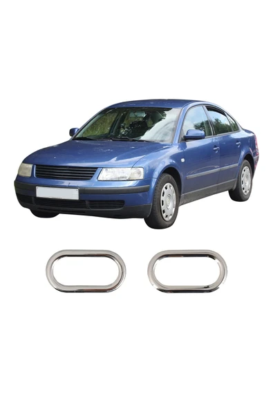 BRSPLAST  Volkswagen Passat 3B Uyumlu 2000-2005 Krom Sinyal Çerçevesi 2 Parça Paslanmaz Çelik ürün görseli 1