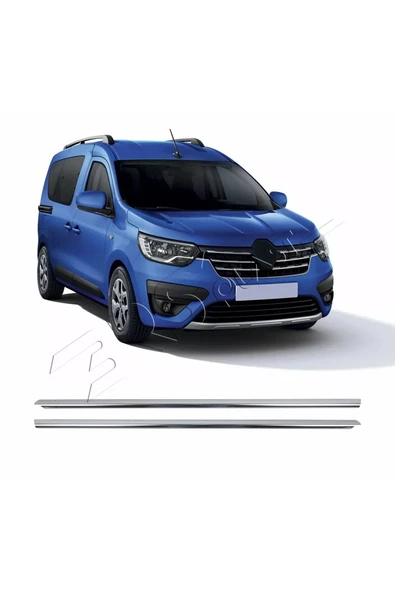 BRSPLAST  Renault Express Uyumlu 2021 Ve Üzeri Krom Cam Çıtası 2 Parça Paslanmaz Çelik ürün görseli 1